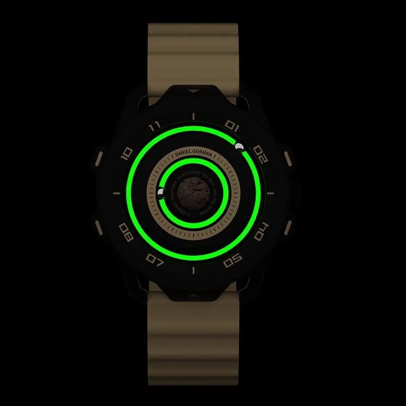 Quartz Movement Blue Magnet Ball Waterproof Sport Timepiece Luxury Magnetic Watch expressive strengthen for Men Silicone Strap Fashion 
