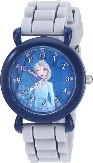 Quartz Silicone Strap Watch Disney Frozen Kids' ember Plastic Time Teacher Analog 