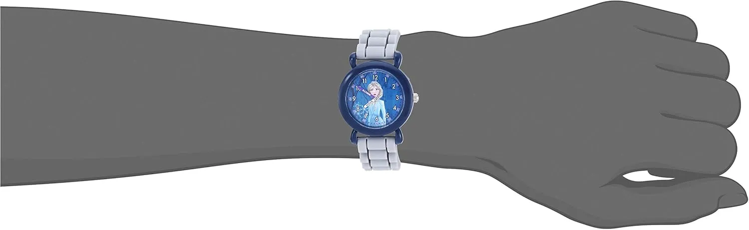 Quartz Silicone Strap Watch Disney Frozen Kids' ember Plastic Time Teacher Analog 