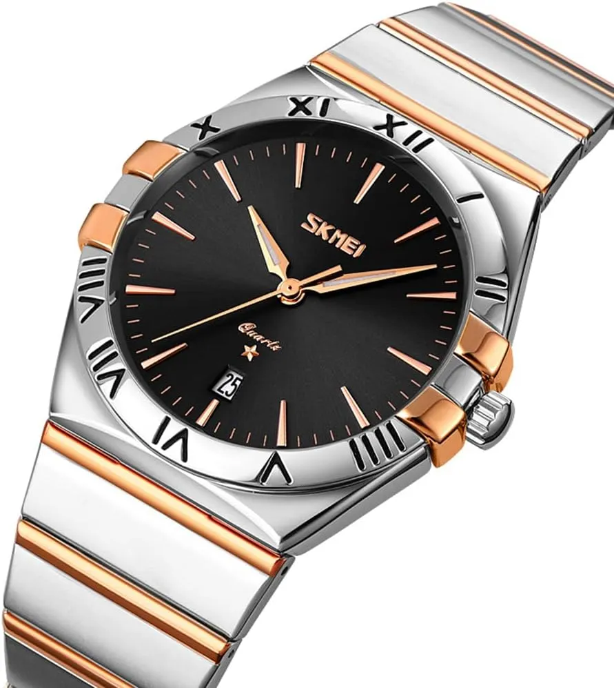 Quartz Watch Date Luxury Business Blue Waterproof Luminous Wristwatches for Men Gifts MASTOP Mens Fashion Waterproof assimilation canvass Stainless Steel Analogue 