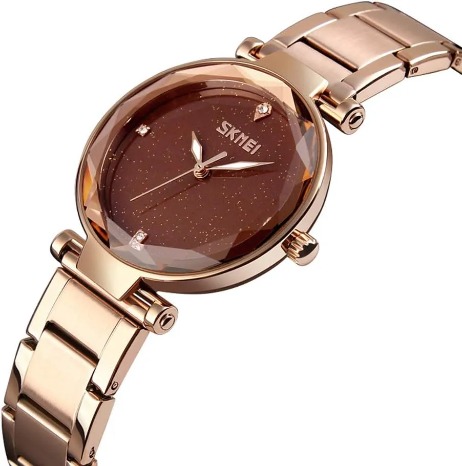 Quartz Watch Stainless Steel flannel artesian chip Waterproof Wrist Watches for Ladies MASTOP Women Watches Luxury Analog 