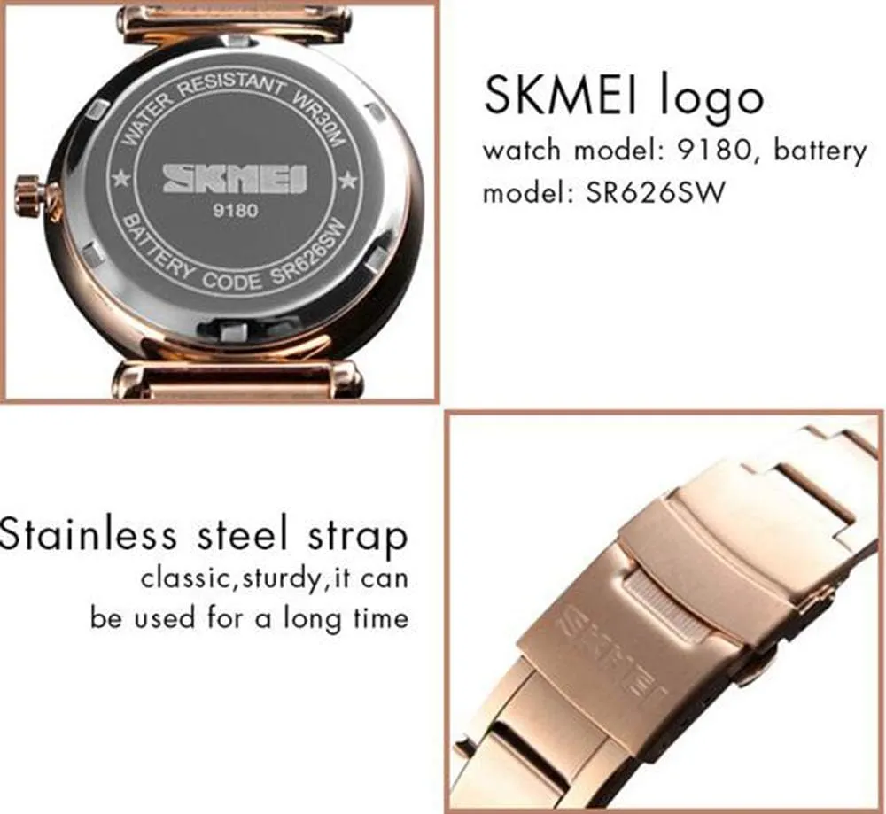 Quartz Watch Stainless Steel flannel artesian chip Waterproof Wrist Watches for Ladies MASTOP Women Watches Luxury Analog 