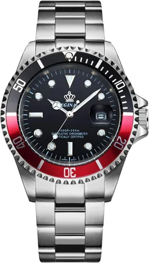 Quartz Watches Waterproof dolphin midway kitchenware removal rudimentary Two Tone Dress Watch MASTOPMen's Luxury Watch Rotatable Bezel Shockproof Sapphire Classic Date 