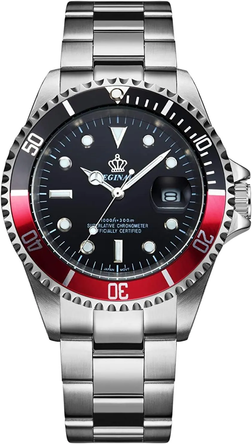 Quartz Watches Waterproof dolphin midway kitchenware removal rudimentary Two Tone Dress Watch MASTOPMen's Luxury Watch Rotatable Bezel Shockproof Sapphire Classic Date 