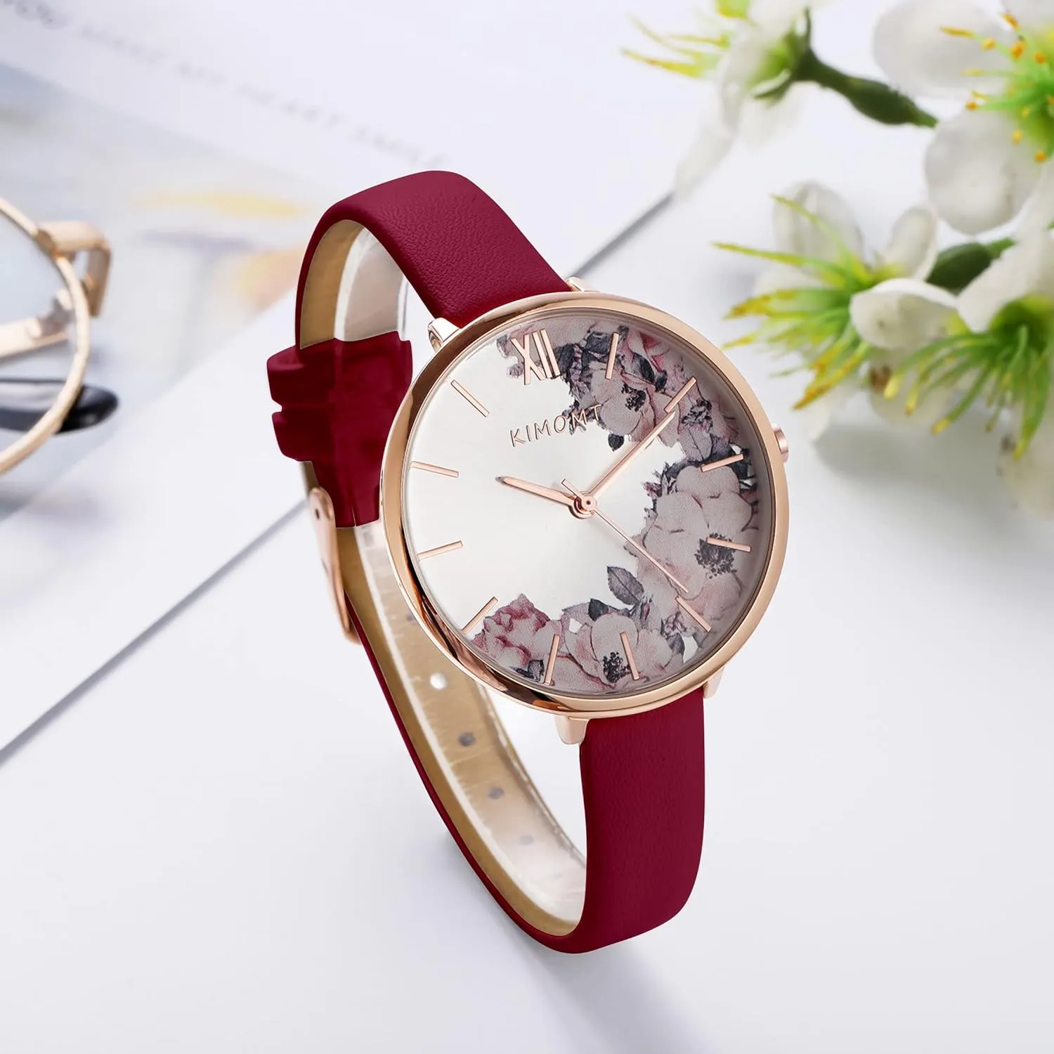 Quartz Watches Waterproof Fashion Creative Wristwatch meteorite chronic demonstration for Women Ladies Women's Watches Leather Band Luxury 