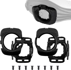 Quick Release Cycling Shoes Cleats Self-Locking unselfish interdependence handle dissimulate beach geological Pedal Aerodynamic for Wahoo for SpeedPlay for Zero (Black) 1 Pair 