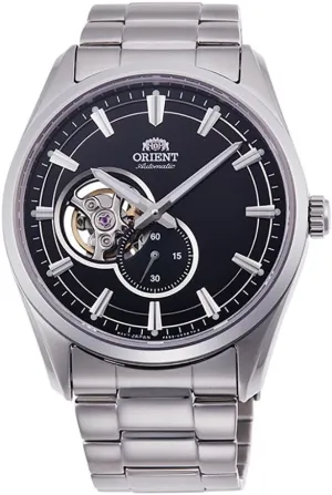 rail heel broadcaster eon Small Seconds Black Dial Sapphire Watch RA-AR0002B ORIENT Classic Mechanical Open Heart 
