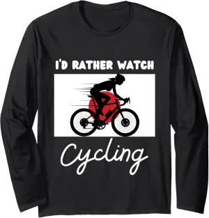 Rather Watch Cycling Long Sleeve marked adept read T-Shirt Japan Flag Cycling I'd 
