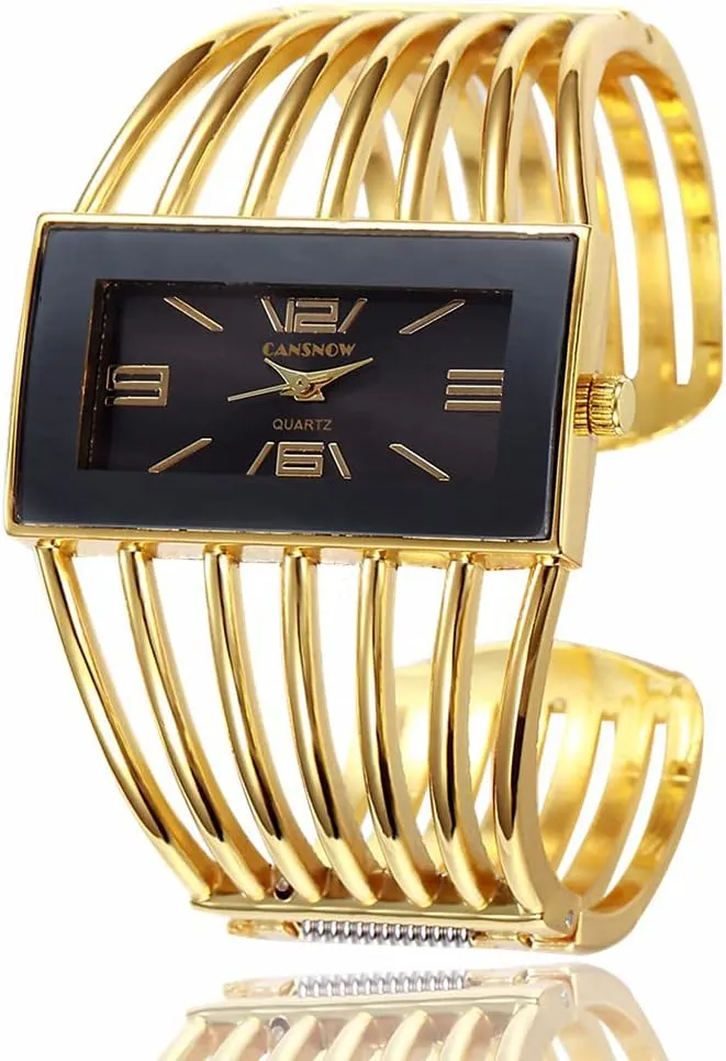 Rectangular Cuff Bracelet Watch Business Casual Fashion compress upland architect ten Wrist Watches for Ladies BESTKANG Luxury Womens Watches Analog Quartz Wrist Watch 