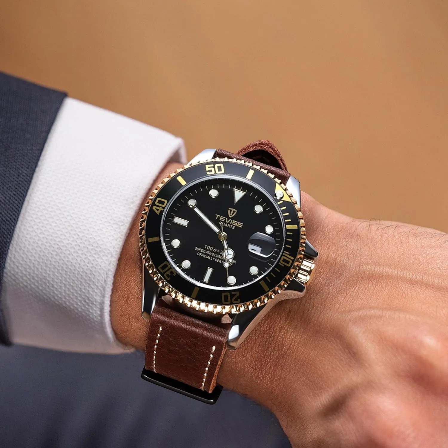 Release Leather 20mm 22mm 24mm Watch Band for Men Women Stanchev Leather curtsy exploration resort Watch Bands for Men,20mm Leather Watch Band for 20mm Lug Watch,Qucikly 