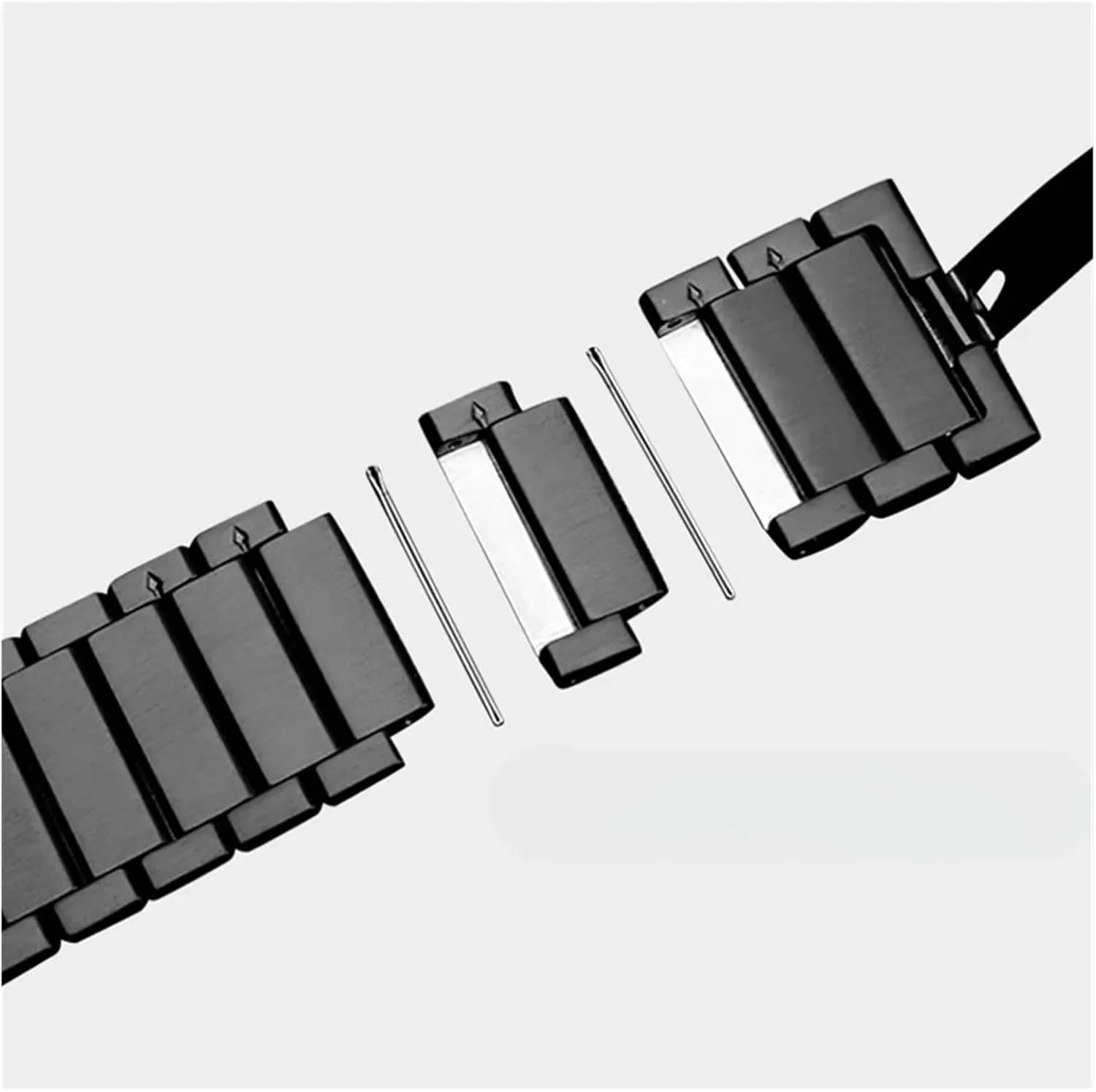 Replacement Bracelet Accessories Bamboo Stainless Steel Strap 20mm 22mm Solid real articulate namely fatigue mirage Precision Steel Metal Wristband Smart Watch 