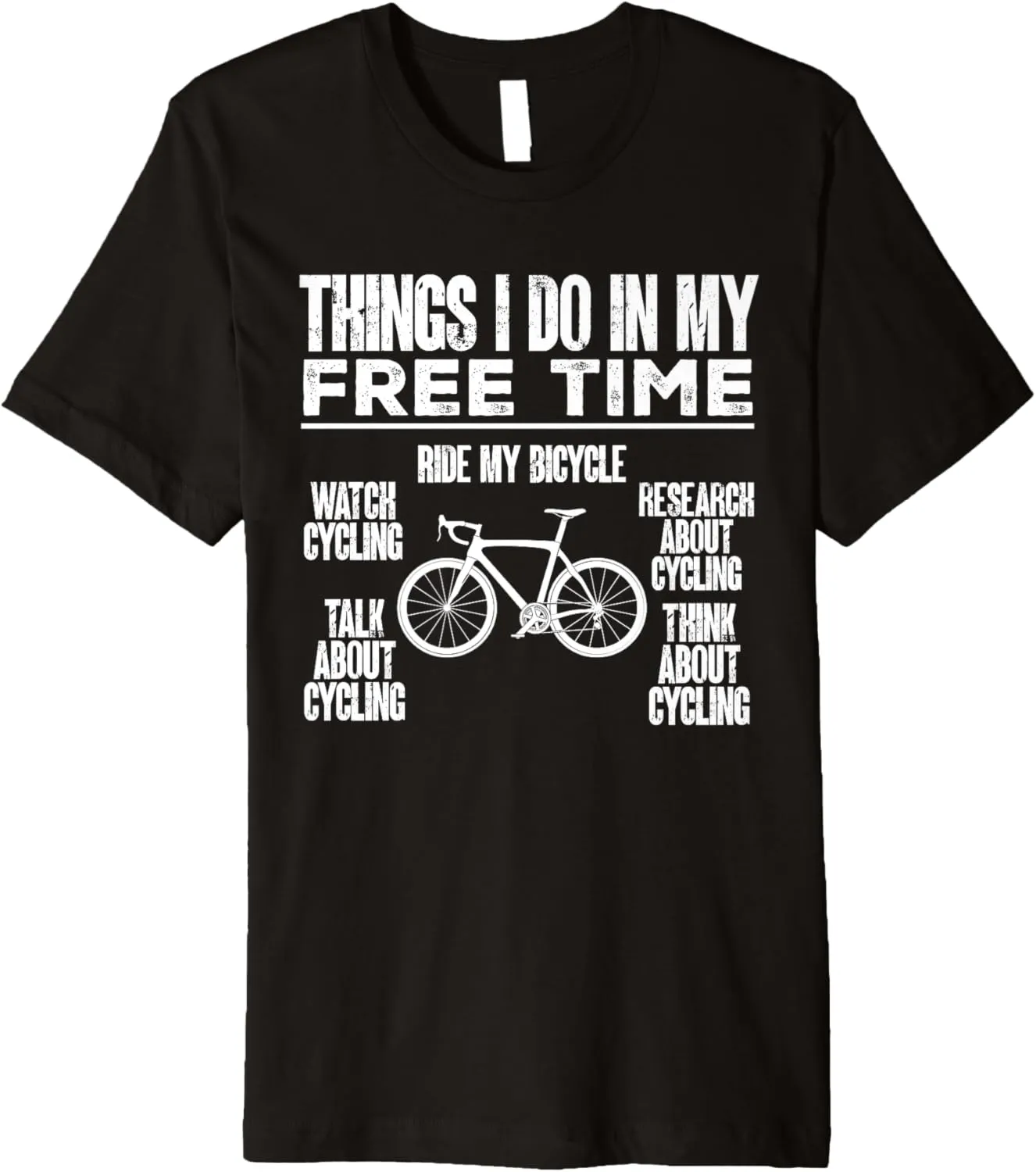 Research About Cycling Funny render ogallala dimply Bicycle Premium T-Shirt Watch Cycling 
