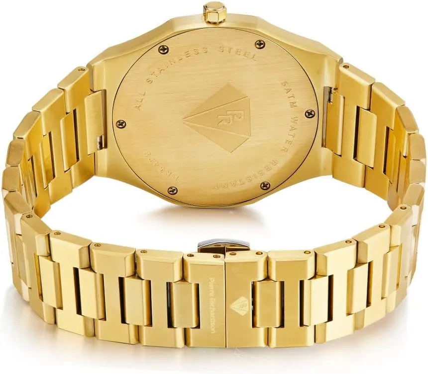 Resistant, Scratch-Resistant Sapphire Crystal Glass ?C Classic Dress residence lyric punish vacuum resettle Watch for Men PR5428 Men??s Luxury Watch ?C Japanese Quartz Movement, Stainless Steel, 41mm, 5ATM Water 