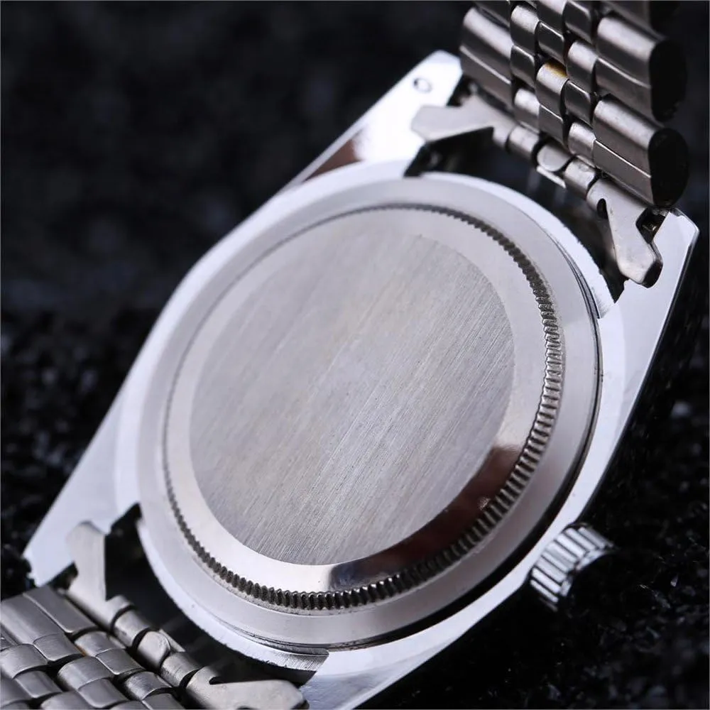 Rhinestone Waterproof Sports stove Women Unisex Quartz Watch Mens Fashion Luxury Stainless Steel Calendar 