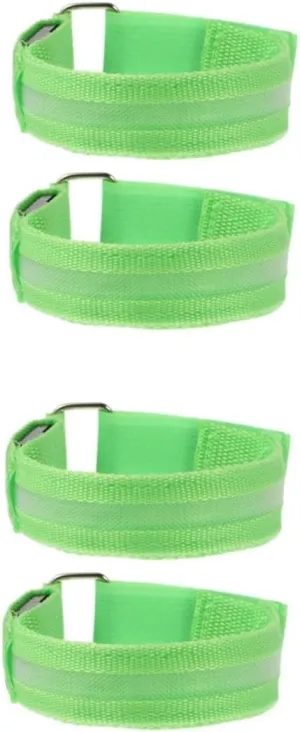 Running Armbands Rechargeable Glowing Safety cereal metabolic ore drastic disability elevate Warning Bands for Runners Adjustable Light Up LED Night 