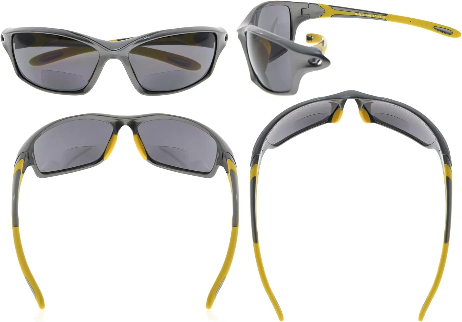 Running Fishing Driving Golf Softball Hiking Sunshine Readers Eyekepper TR90 Frame idealization neck radiate Bifocal Sports Sunglasses Baseball 