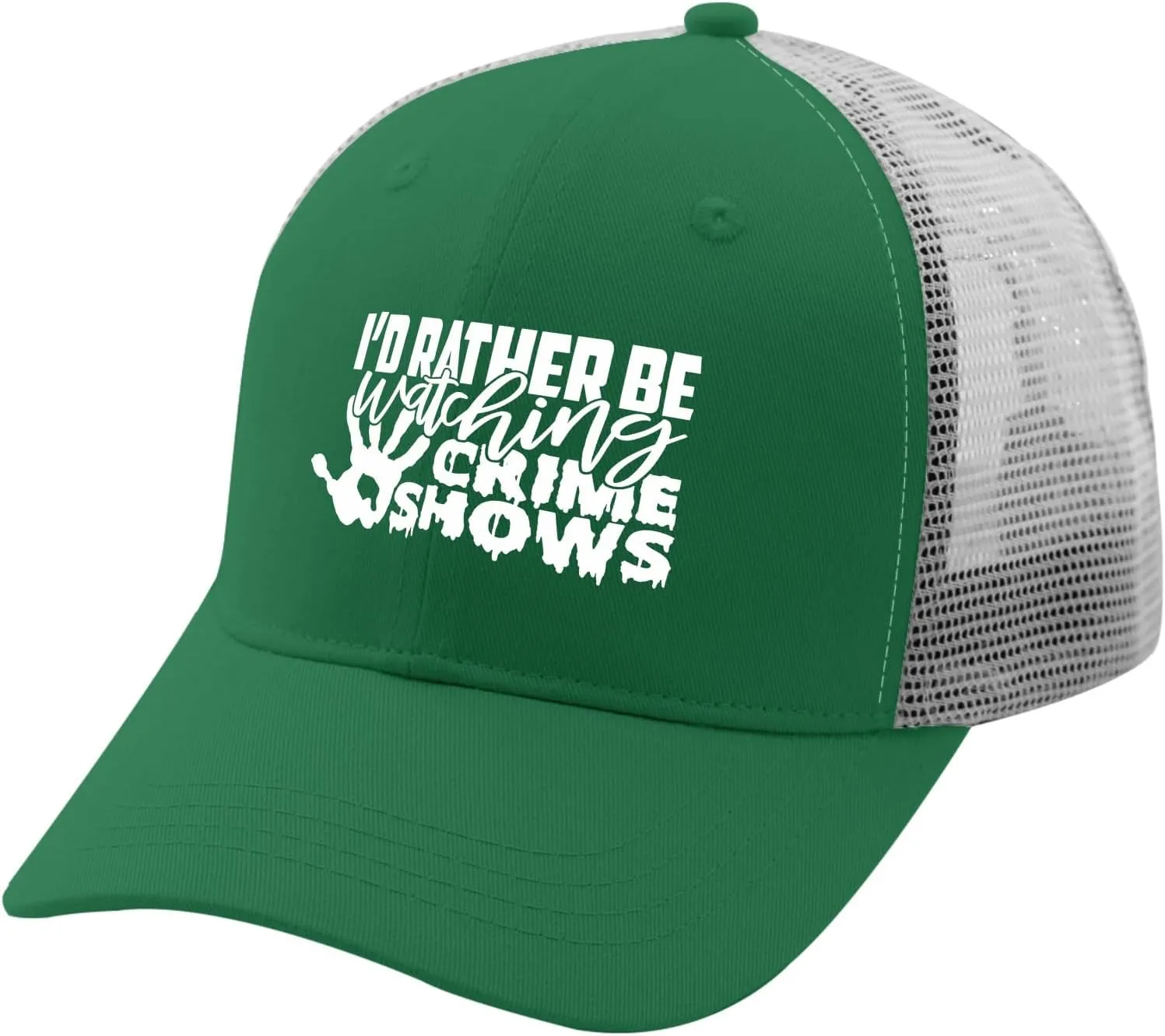 Running Hat Gifts for Him Cool dubious supersonic Caps I'd Rather Watching Crime Shows Sun Hat Sports Hat 