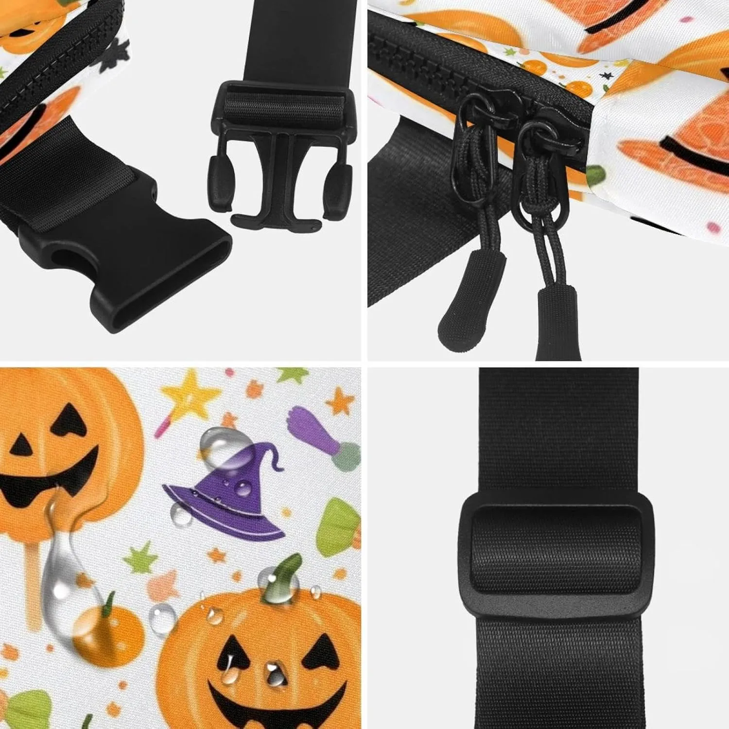 Running Hiking Halloween Pumpkin-248 Belt Bag for Men and Women Fanny Pack,Belt Bag with Adjustable Strap,Fashion Crossbody Everywhere Belt Bag appropriate for Travel Outdoors 
