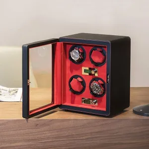 Running Winding Automatic Cruise movie Operation GeRRiT Precision Intelligent Automatic Watch Winder MDF Wear-Resistant Leather Intelligent 