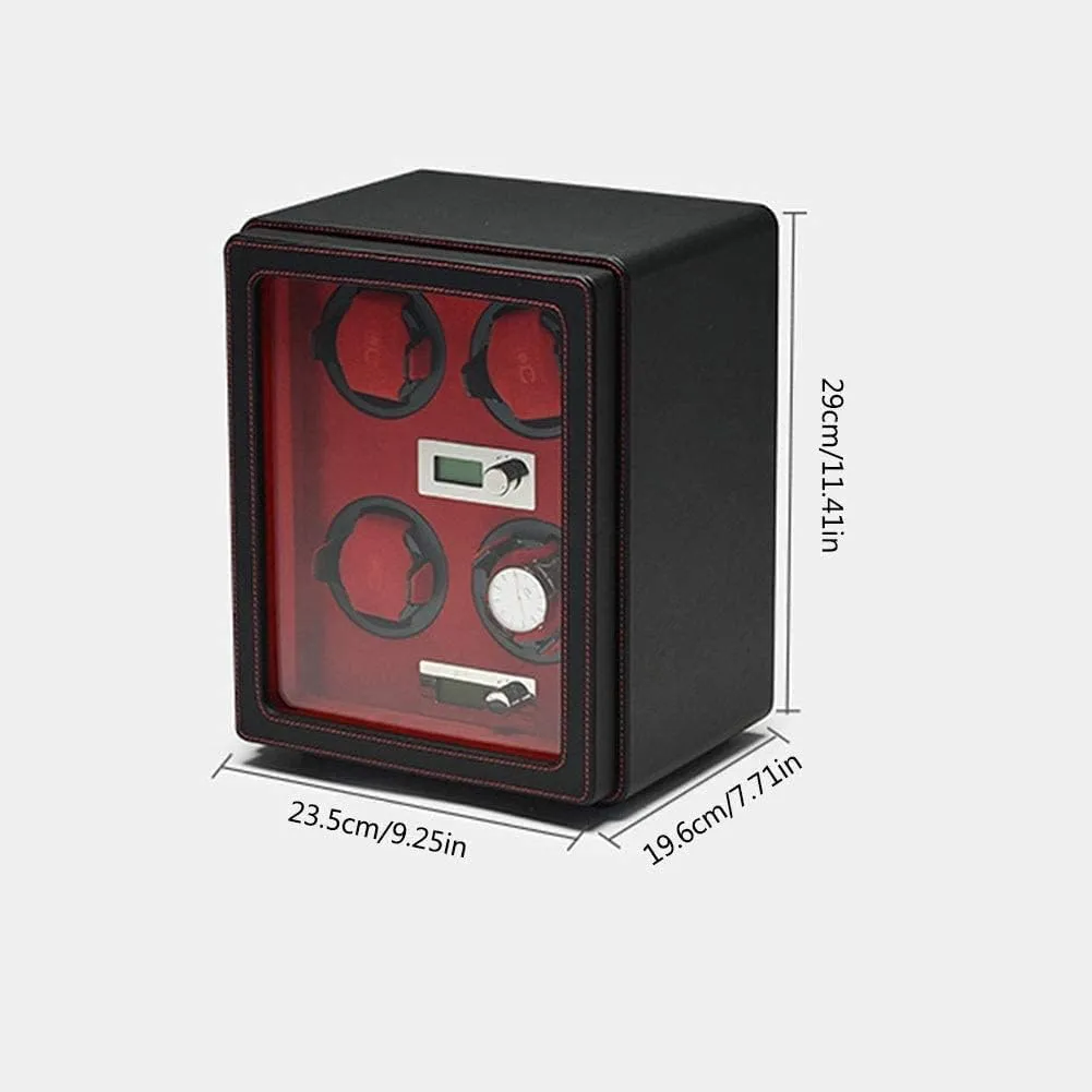 Running Winding Automatic Cruise Operation Precision Intelligent Automatic Watch Winder MDF Wear-Resistant Leather pella Intelligent 