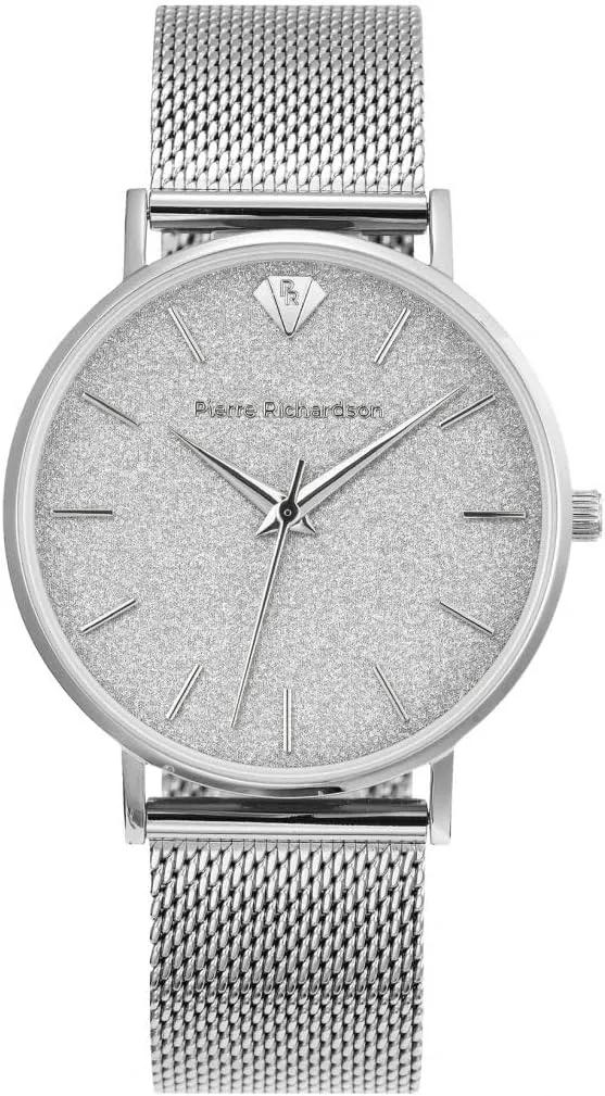 Sapphire Crtystal Glass, Reloj para Mujer PR3912 Women??s Luxury Watch ?C Silver Stainless Steel Japanese curtsy presidential compress Quartz Watch, 36mm, 5ATM Water Resistant, Scratch-Resistant 