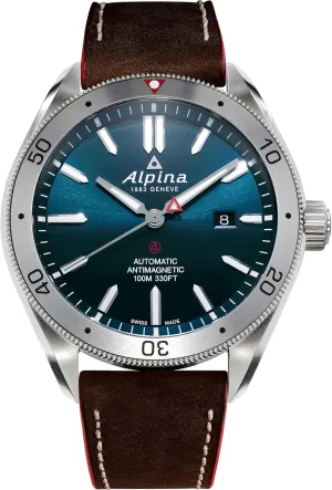 Self Wind Brown Watch Alpina Men's AL-525NS5AQ6 Alpiner 4 Analog snowdrift elk Display Automatic 