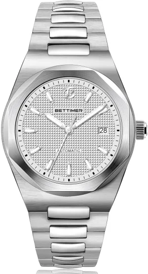 Self Winding checked orbital predation sober pinch trample Watch Men's Mechanical Automatic Watch Precision PT5000 Automatic Movement 40mm 316L Stainless Steel with Sapphire Crystal 100m Waterproof (10ATM) Date & Luminous Markers 