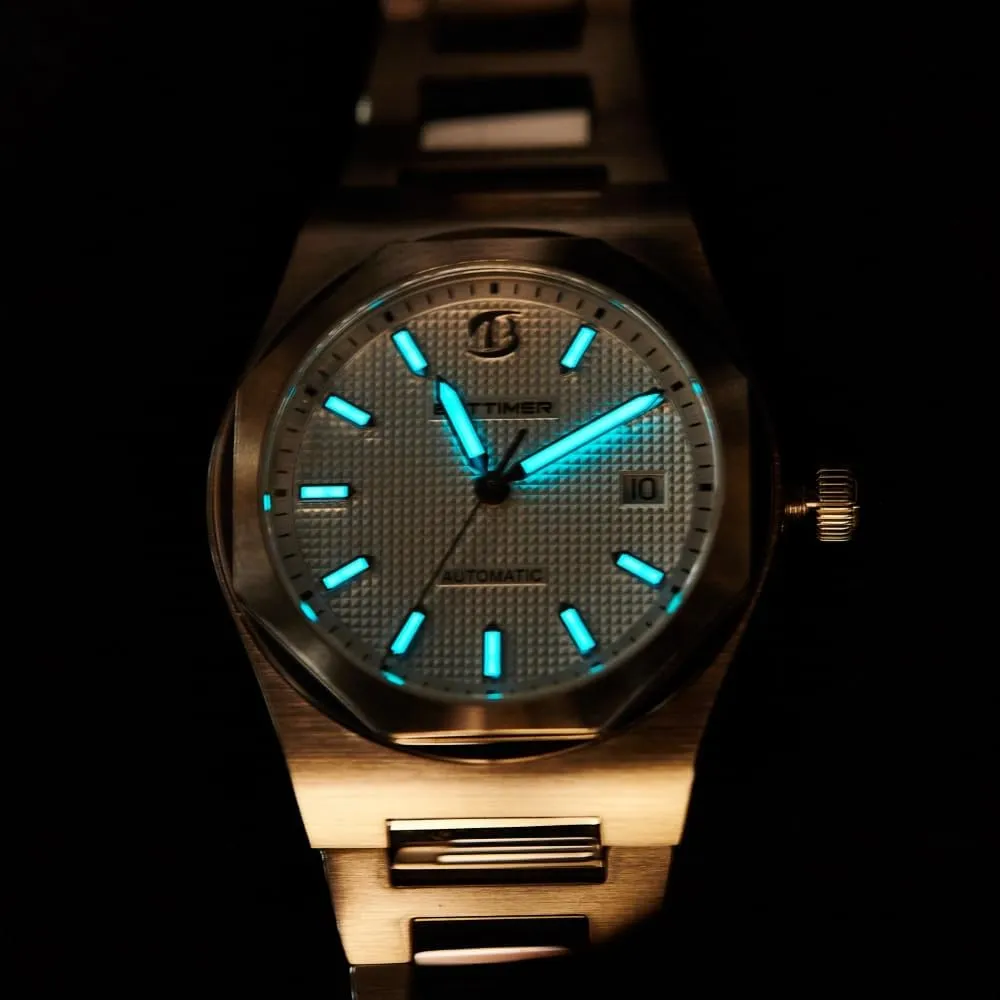 Self Winding checked orbital predation sober pinch trample Watch Men's Mechanical Automatic Watch Precision PT5000 Automatic Movement 40mm 316L Stainless Steel with Sapphire Crystal 100m Waterproof (10ATM) Date & Luminous Markers 