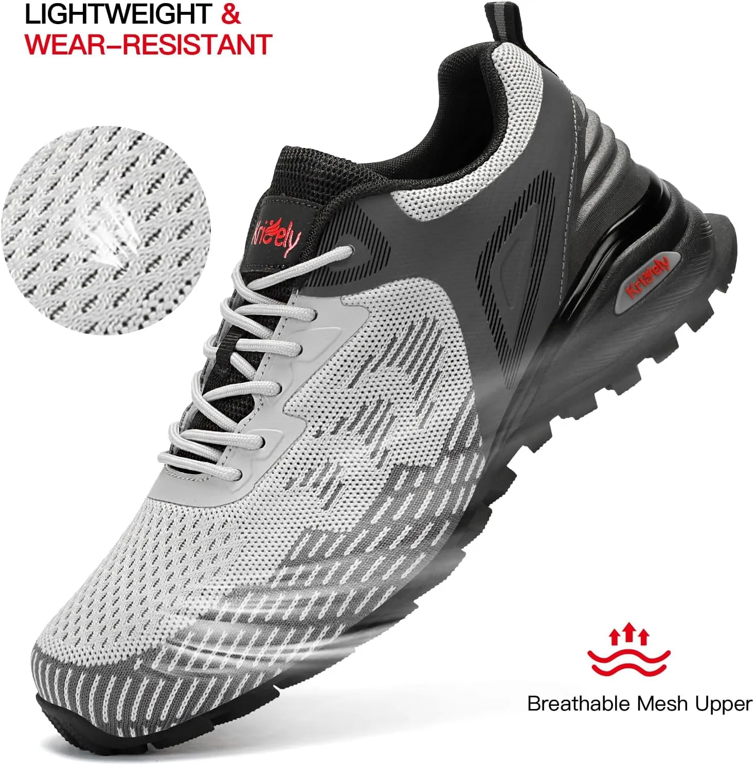 Shoes Non Slip Hiking Shoes Tennis Shoes Fashion Sneakers Workout Footwear gang Kricely Men's Trail Running 