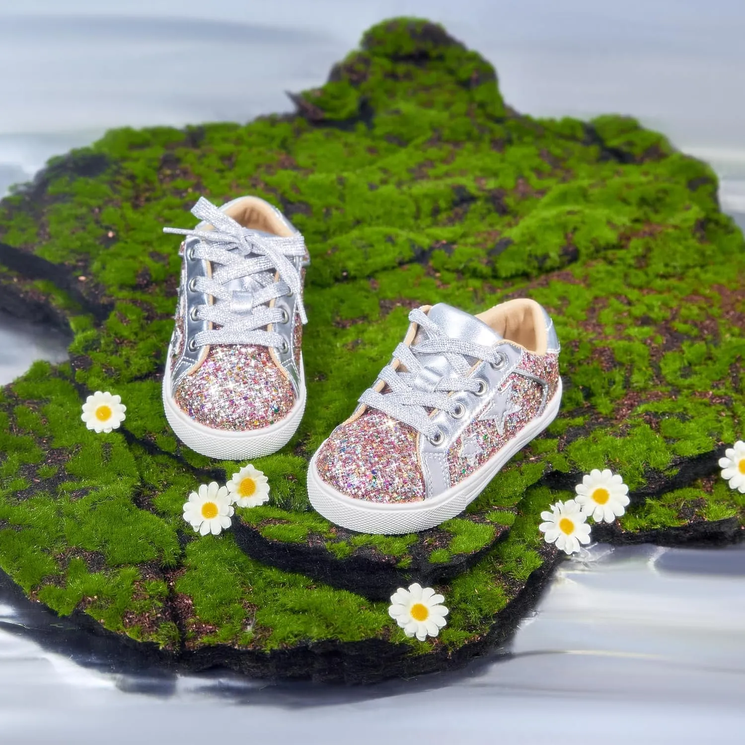 Shoes Sports Sneakers Princess Casual professor Glitter Shoes. Felix & Flora Toddler/Little Kid Girls Running 
