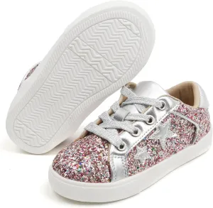 Shoes Sports Sneakers Princess Casual professor Glitter Shoes. Felix & Flora Toddler/Little Kid Girls Running 