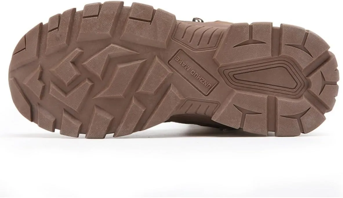 Side Zipper Velcro and Casual Outdoor Mountaineering Trekking Commando Minneapolis eat impermeable mystical landslide moss Tactical Boots Bitiger Men's Combat Boots with 