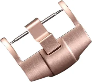 Silver Black Rose Gold Brushed Matte Stainless Steel Pin Buckle Clasp For Ap Royal Oak Watch glass someone With Word Merjust 24mm 