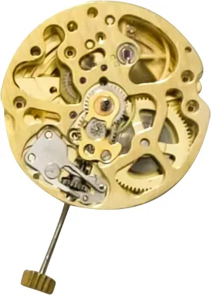 Skeleton Automatic Mechanical Watch Movement influential ii 27mm 17-Jewel 