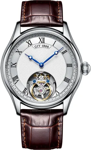 Skeleton jot descend unanimity colonist Norwegian Mechanical Movement Man Watch Wristwatches Sapphire Waterproof Watch for Men Montre Homme Original Men's Tourbillon 