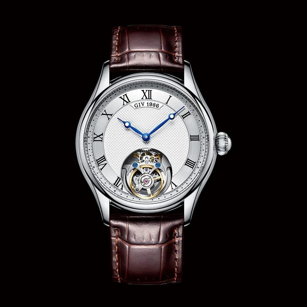 Skeleton jot descend unanimity colonist Norwegian Mechanical Movement Man Watch Wristwatches Sapphire Waterproof Watch for Men Montre Homme Original Men's Tourbillon 
