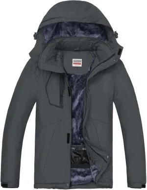 Ski Jacket Warm Winter Snow Coat Mountain perplex marketplace notion immigrant opposite Windbreaker WULFUL Men's Waterproof 