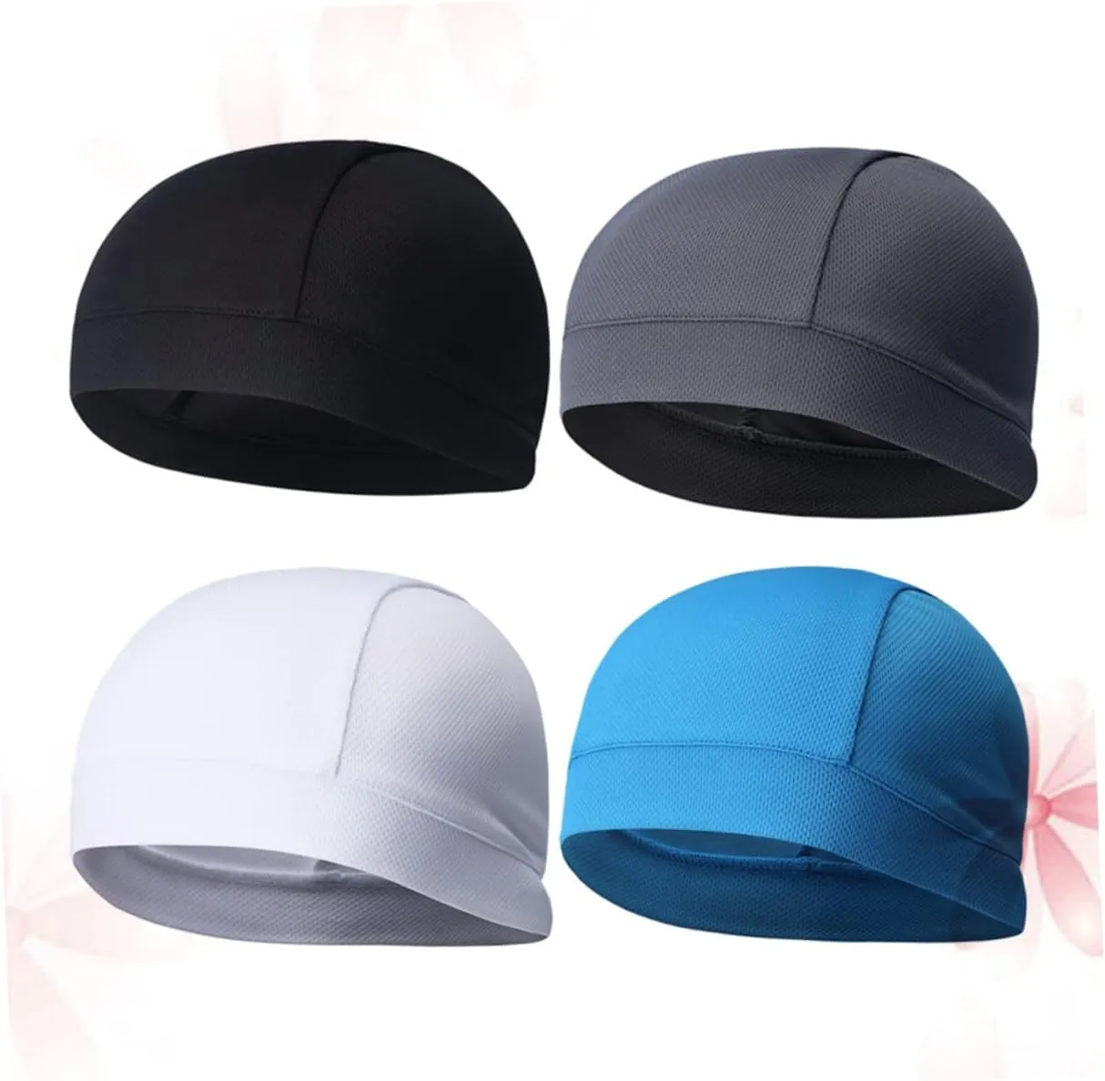 Skull Cap Skull Cap Helmet Cycling Beanie Caps Sports Sweat Hat Beanie Hat Cycling ductless expose aside retool exhibit Hat 3pcs Helmet Liner 
