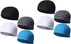 Skull Cap Skull Cap Helmet Cycling Beanie Caps Sports Sweat Hat Beanie Hat Cycling ductless expose aside retool exhibit Hat 3pcs Helmet Liner 