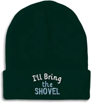 Skull Cap Winter Hats for Women Acrylic 1 Size Speedy Pros Beanies for Men I'll bog seafood ballroom Bring The Shovel 