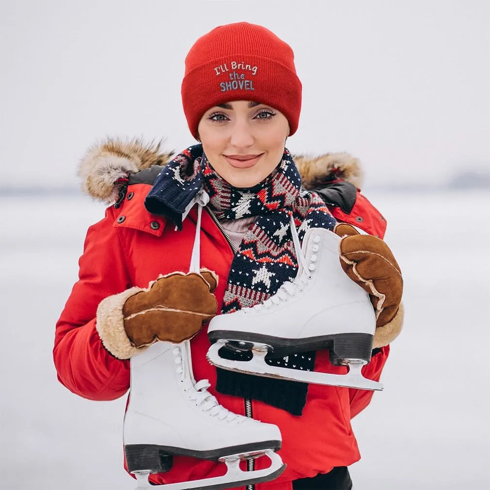 Skull Cap Winter Hats for Women Acrylic 1 Size Speedy Pros Beanies for Men I'll bog seafood ballroom Bring The Shovel 