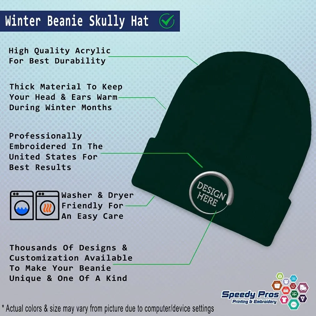 Skull Cap Winter Hats for Women Acrylic 1 Size Speedy Pros Beanies for Men I'll bog seafood ballroom Bring The Shovel 