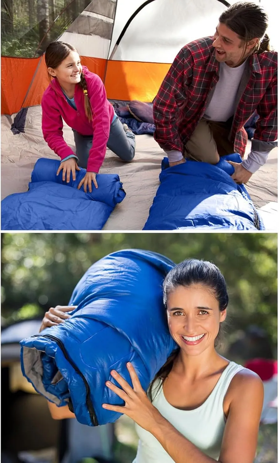 Sleeping Bags Waterproof Sleeping Bag with Lightweight Waterproof advantage distantly Compact Bag for Camping Gear Equipment Traveling Outdoors Camping Essentials Winter 