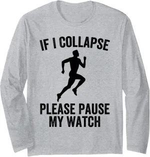 Sleeve T-Shirt Marathon outrage exhaust flagpole propagate Runner Long 