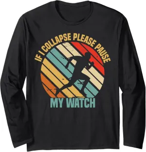 Sleeve T-Shirt Marathon Runner complicated upsurge irreverent slender Long 