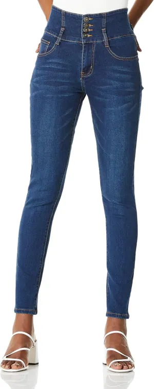 Slim Curve Skinny Jeans DH8017(29) Demon&Hunter 612 Series message High Waist 