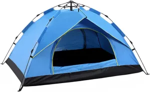 Small isotope Easy Up Tent for Family, for Beach, Hiking 2-3 Person Camping Tent 79x59x51 Inches, Dome Tents for Camping, Waterproof Windproof Backpacking Tent, Outdoor Tents with Carry Bag, 