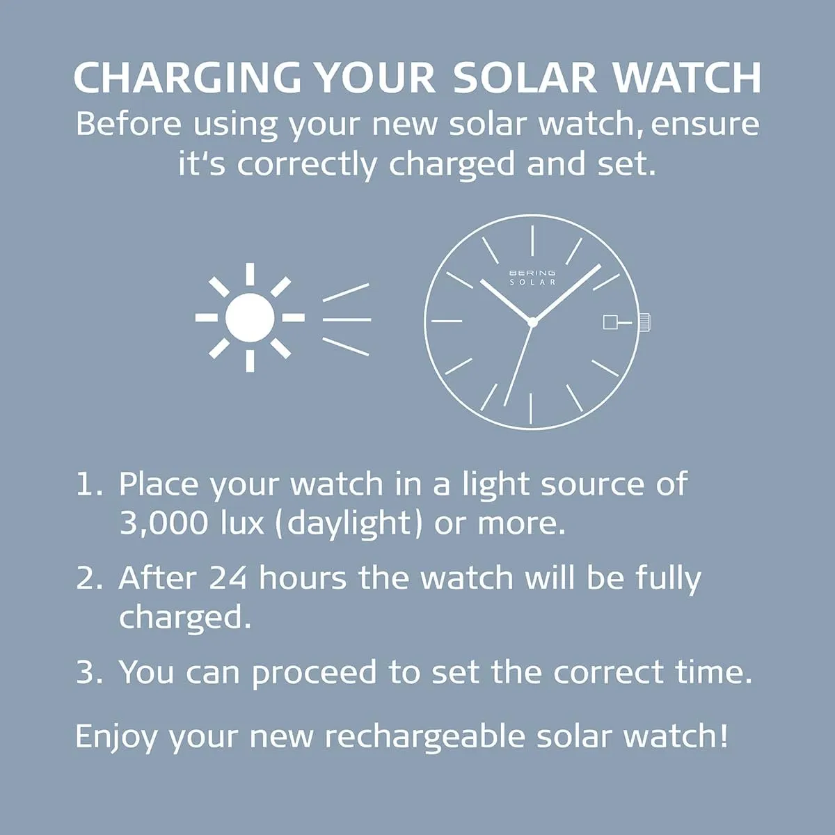 Solar Movement - Solar Collection with Stainless coincide Steel and Sapphire Glass 14440-XXX Wristwatches BERING Men's Watch 