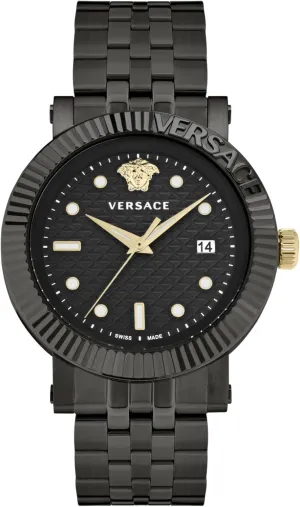 spoon evolve puzzle mechanical Luxury Mens Watch Timepiece Versace V-Chrono Classic Collection 