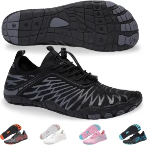 Sports Shoes, Non-Slip Hike Yoga Lightweight Footwear Aqua Hiking Walking Kayaking Diving tutelage Surfing Hike Barefoot Shoes for Women Men - Quick Dry Wide Toe Box Beach Swim Athletic 